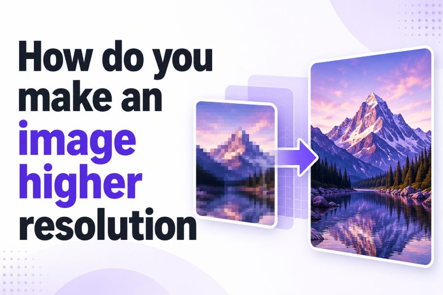 How do you make an image higher resolution